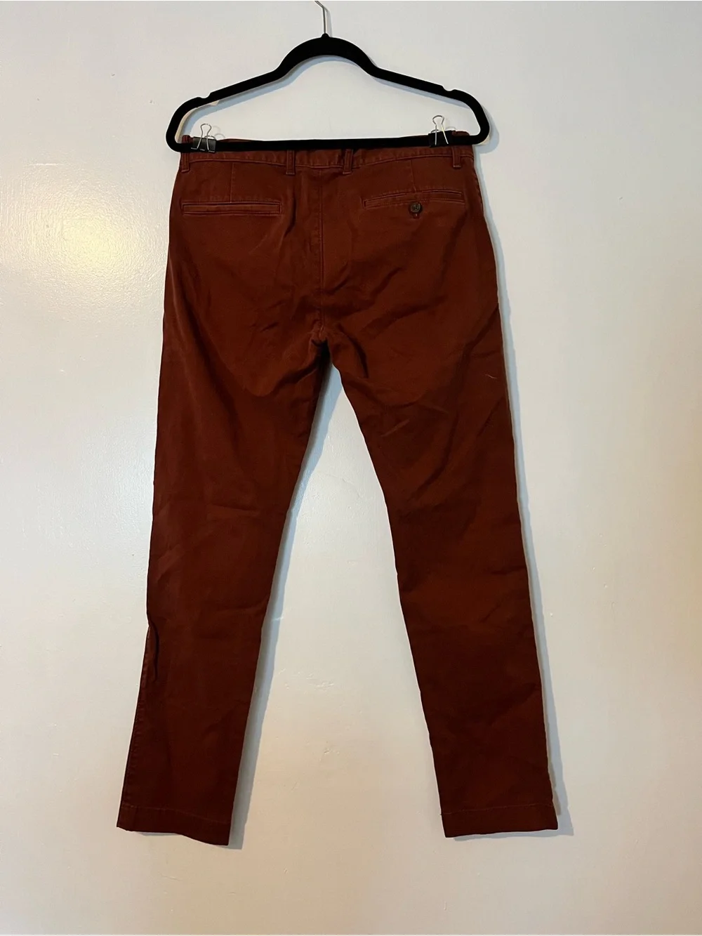 J. Crew Flex Slim Pants in Red/Brown